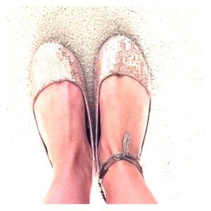 Flirty Blush Pink Glitter Sequins Fats