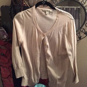 Banana republic beige cardigan