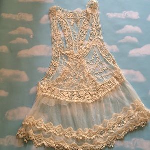 Lace vest