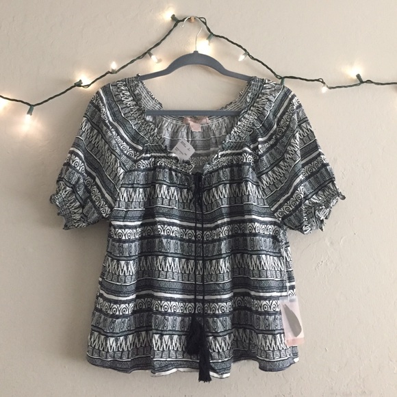 Loose Forever 21 boho shirt.