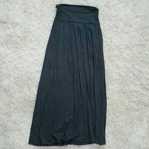 Grey long light weight skirt