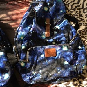 VS PINK Galaxy bookbag cheaper on Mercarî
