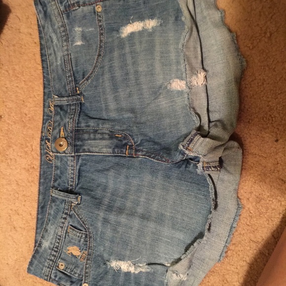 Polo blue jean shorts