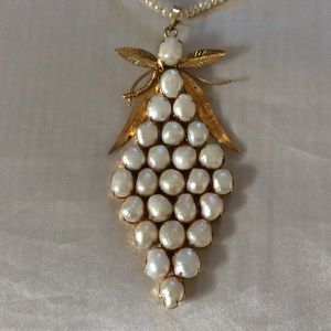 Antique Genuine Pearl Necklace