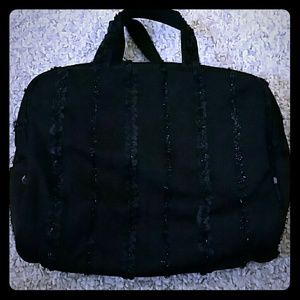 Black cosmetic bag