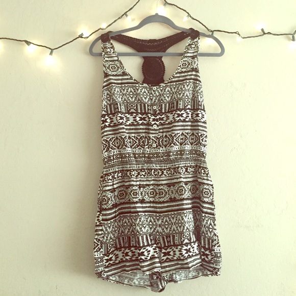 Forever 21 tribal romper.