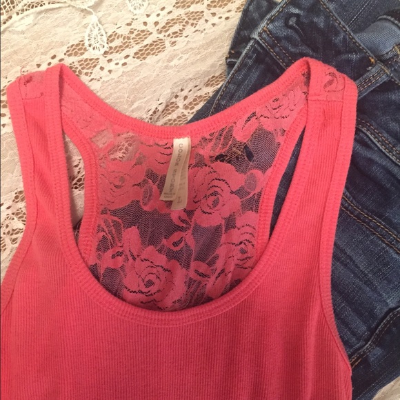Lace Back Tank