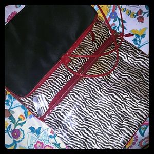 Zebra HUGE makeup/cosmetic tri fold organizer