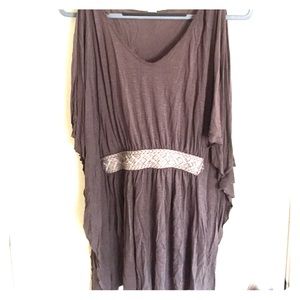 Free people brown shirt