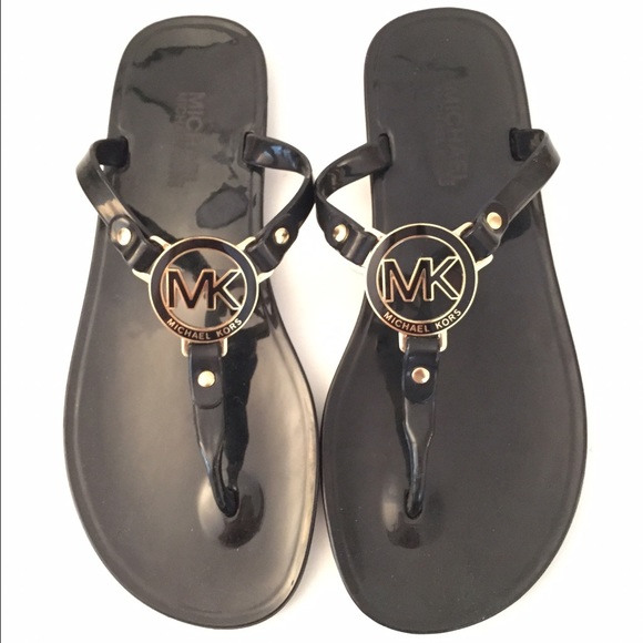 MICHAEL Michael Kors Shoes - Michael Kors jelly sandals with signature MK logo