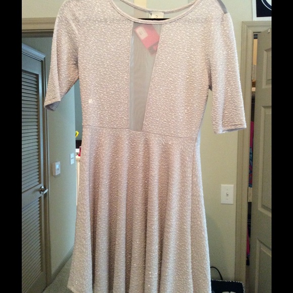 NWT Silver Bells Sparkly Party Dress