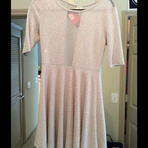 NWT Silver Bells Sparkly Party Dress