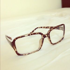 Cheetah printed glasses