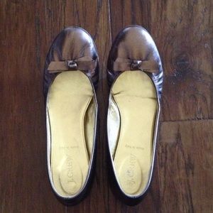 [J Crew] Kerrington flats bronze color