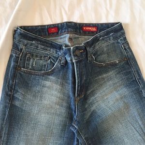 Express high waisted jeans