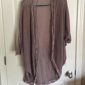 Brown, light sweater