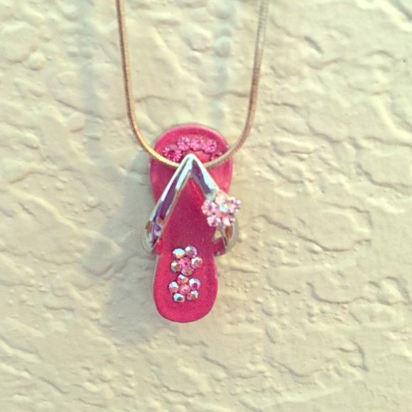 Accessories - Pink Sandal Necklace