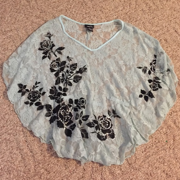 Blue Lace Shirt