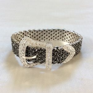 Charles Winston CZ Belt Buckle Bracelet