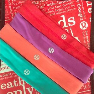 Lululemon bundle of FOUR headbands!