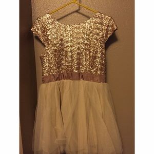 Sparkly tutu like material dress