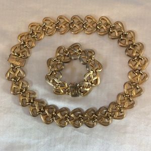 CENTURY Italy Sterling Silver w/ Gold Plated Set