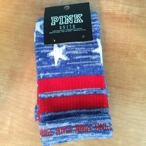 Pinks 4th of July knee high socks BRAND NEW!