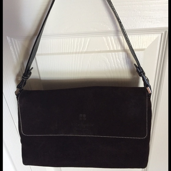 KATE SPADE New York brown suede bag