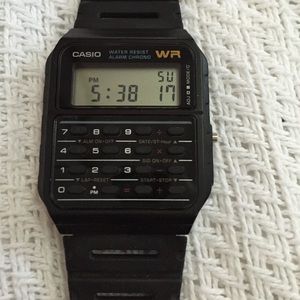 Casio calculator watch