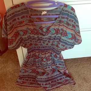 REDUCED‼️Aztec print dress/ coverup