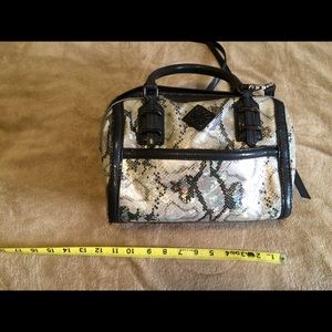 Simply Vera Vera Wang Iridescent Snakeskin Purse