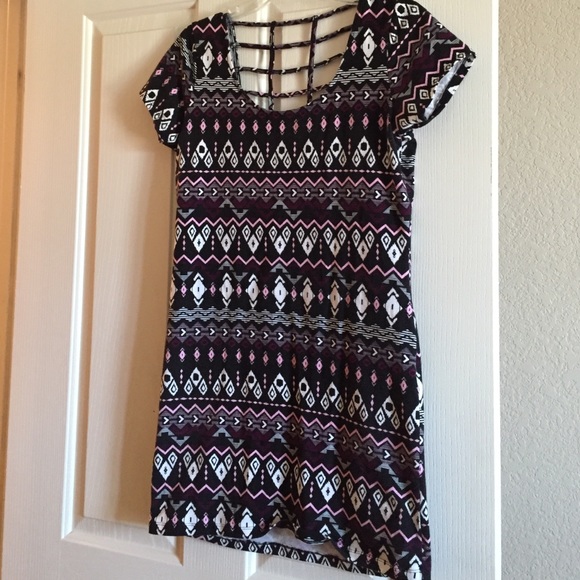 Charlotte Russe Dresses & Skirts - Purple Print Mini Dress