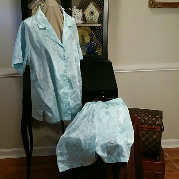 REDUCED! Shorty  women's pajamas light aqua