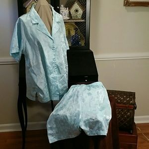REDUCED! Shorty  women's pajamas light aqua