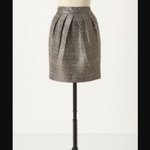 Anthropologie Tabitha Avant Tweed skirt 8