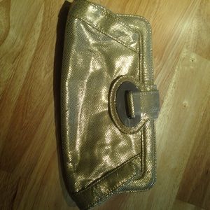 Gold clutch