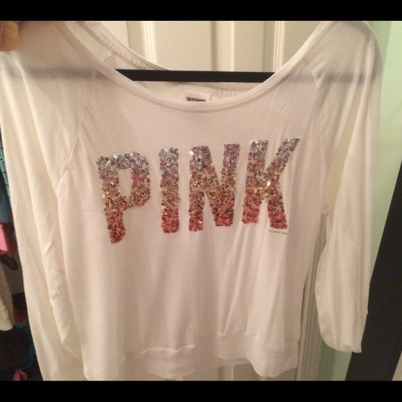 Pink sequin shirt