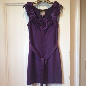 Anthropologie Baraschi Purple Dress