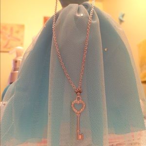 Betsy Johnson key necklace