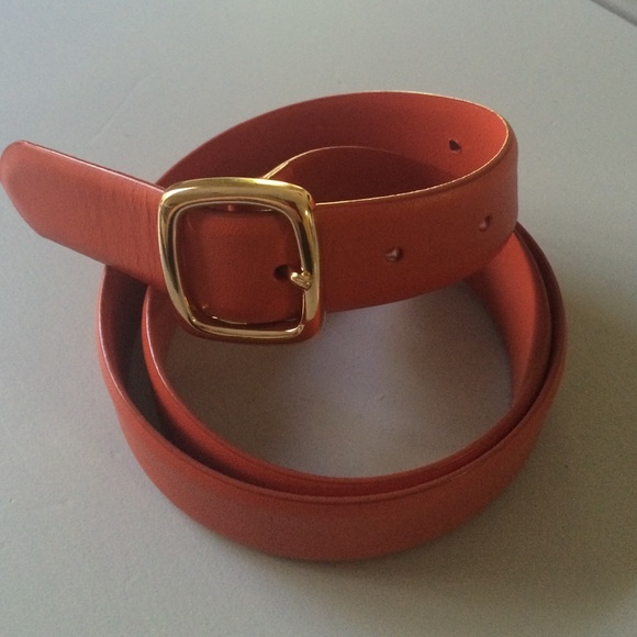 ****SOLD*****Orange Banana Republic leather belt