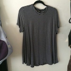 Stripe t shirt dress