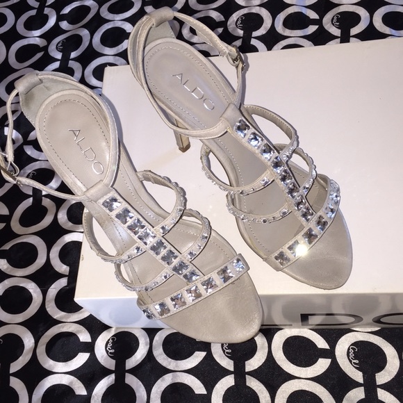 ALDO Light Grey Evening Sandal