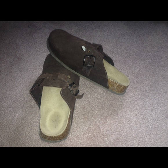 Slip on moccasin style shoes