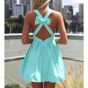 Teal dress