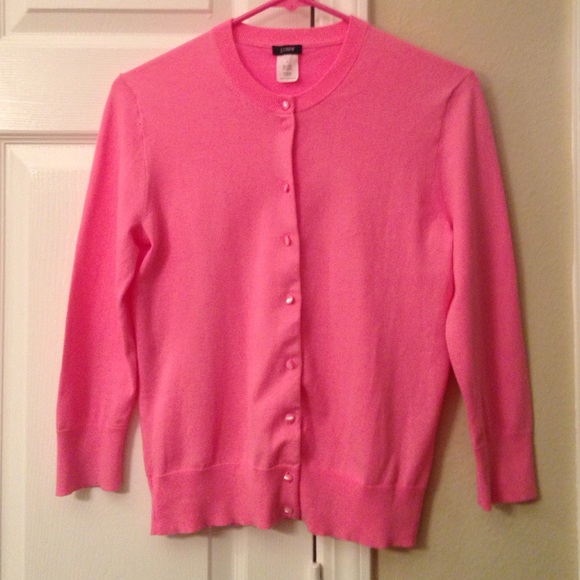SALE! J. Crew bubble gum pink cardigan