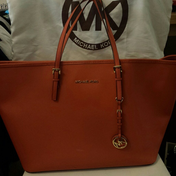 Michael kors large  orange tote