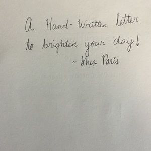 A note especially for you! 💖