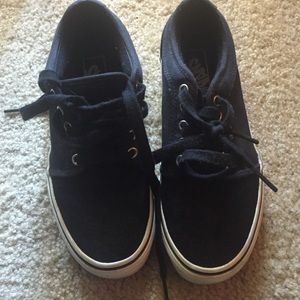 Suede black vans