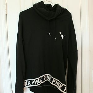 Cowl Neck Pink Sweater