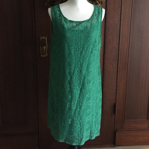 Laundry by Shelli Segal Dresses & Skirts - Jade green 2 pc shift dress